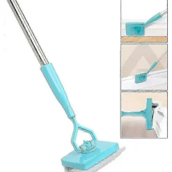 Fww Städmoppar-Kvast, Rengöringsmopp Fällbar Sockelrengörare Utdragbar Sockelrengörare Hal Teleskopisk Matta Mikrofiberrengörare Rengöringsprodukt 26s