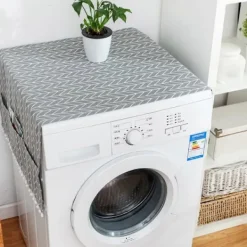 Tvättmaskiner-Kylskåpsskydd Dammtätt Mikrovågsskydd med Förvaringsväska