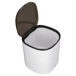 Tvättmaskiner-4,5L Bärbar Mini Tvättmaskin Bärbar Hink Tvättmaskin Strumpor Underkläder Tvättmaskin för Camping Reser Lägenhet Sovsal 100‑240V Vit EU-kontakt