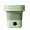 Tvättmaskiner-8L Portabel Mini Tvättmaskin med UV-Sterilisering Vikbar Centrifug med Dräneringskorg Dräneringsslang för Resor Bostäder