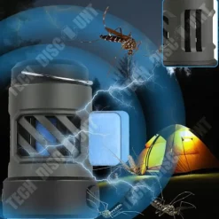 TECH DISCOUNT Skadedjur & Insekter-LED campinglampa - TD® - Multifunktionell - Myggavvisande - USB-uppladdningsbar - IPX4