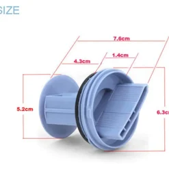 Tvättmaskiner-Lichifit avtappningsplugg för Siemens, Bosch WM1095/1065 WD7205 tvättmaskin