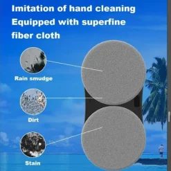 LIECTROUX Fönsterrengöring-Fönsterputningsrobot YW810 - APP-kontroll - Dubbel sprutning - 10 Tvättlappar