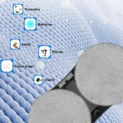LIECTROUX Fönsterrengöring-Fönsterputsrobot HCR-10 - 2800 Pa - 30ml tank - Automatisk rengöring - Intelligent självgående fönsterputsrobot