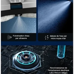 LIECTROUX Fönsterrengöring-Robot Fönsterputsare HCR-10 - 2800 Pa - 30ml Behållare - Automatisk rengöring - Självständig intelligent fönsterputsrobot