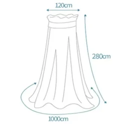 Generic Skadedjur & Insekter-(Lila) Stort myggnät Anti-mygg sänghimmel Anti-insekt hängande kit