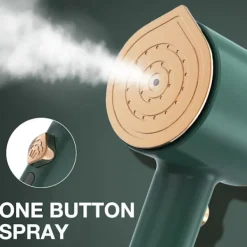 Strykjärn-(Ljuslila) Mini hopfällbart strykjärn, hopfällbart ångstrykjärn (med 50 ml vattentank)