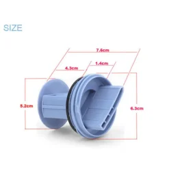 Tvättmaskiner-Lämplig för Siemens Bosch trumma tvättmaskin WM1095/1065 WD7205 avloppspump avloppsplugg lock-tfrf