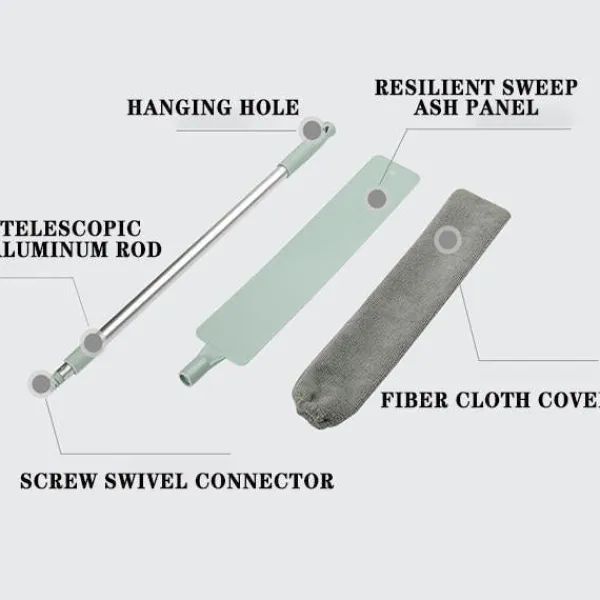 Hommy Svampar & Dukar-Långt handtag sängbord damm borste rengöring borste