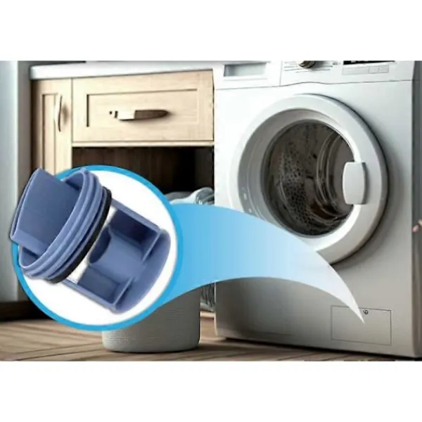 Tvättmaskiner-Luddfilter - Lämpligt för Bosch, Siemens, Neff, Constructa, Balay filterlock - Luddfilter på pump [DB]