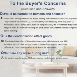 FJORD Ångtvättar-Luktborttagare för Stark Lukt Luktborttagning Luftrenare för Hem, Husdjur, Toalett, Garderob, Sovrum, Kök, Rök Eu-kontakt