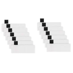 Städmoppar-(LWDd) 6 st Tvättbara Triangel Ångmoppar, Mikrofiber Moppdynor Ersättningsgolvskydd Ångrengörare och Ångmopp Ersättningsdelar