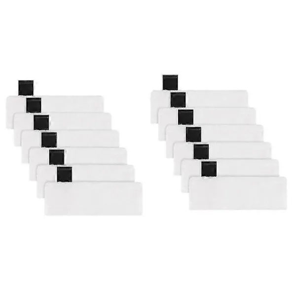 Städmoppar-(LWDd) 6 st Tvättbara Triangel Ångmoppar, Mikrofiber Moppdynor Ersättningsgolvskydd Ångrengörare och Ångmopp Ersättningsdelar