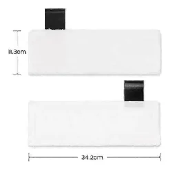 Städmoppar-(LWDd) 6 st Tvättbara Triangel Ångmoppar, Mikrofiber Moppdynor Ersättningsgolvskydd Ångrengörare och Ångmopp Ersättningsdelar