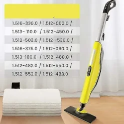 Städmoppar-(LWDd) 6 st Tvättbara Triangel Ångmoppar, Mikrofiber Moppdynor Ersättningsgolvskydd Ångrengörare och Ångmopp Ersättningsdelar