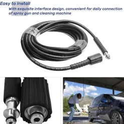 DAO Högtryckstvättar-6/8/10m Högtryckstvätt Slang Bilrengöringsslang För Karcher K2 K3 K4 K5 Qinhai [dB} 6M