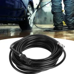 Högtryckstvättar-15m Högtryckstvättslang Avloppsrör Verktyg Kompatibel med Karcher K-serien