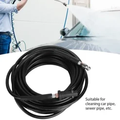 Högtryckstvättar-15m Högtryckstvättslang Avloppsrör Verktyg Kompatibel med Karcher K-serien