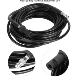 Högtryckstvättar-15m Högtryckstvättslang Avloppsrör Verktyg Kompatibel med Karcher K-serien