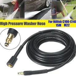 DAO Högtryckstvättar-5/10/15m M22 Högtrycksslang för Nilfisk C100 C110 C120 C130 C140 Qinhai [DB] 5m