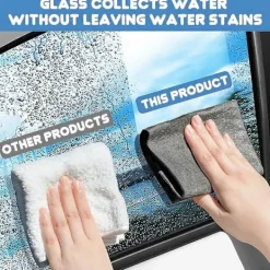 BRONZE Svampar & Dukar-Magisk rengöringsduk för glas, 10 st förtjockade magiska rengöringsdukar, putsdukar för glas, ränder fria m [BR]