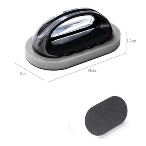 NSF Svampar & Dukar-Magiskt kök svamp borste melamin svamp rengöring borste avkalkning kniv panna kruka rengöring stark sanering borstar