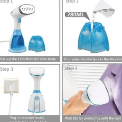 Generic Strykjärn-Marchelec Handhållen Ångare 1500W 280ML, Portabel Ångare för Kläder