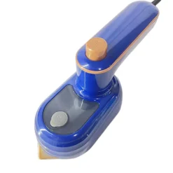 Strykjärn-(Marinblå) Bärbar liten resejärn, Mini resejärn, Portabel ångstrykjärn, Mini strykjärn, Resejärn, Hemmaföretagsresejärn