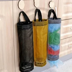 Soptunnor-Matkassehållare väggfäste förvaringsdispenser plastkök