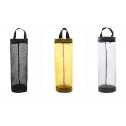 Soptunnor-Matkassehållare väggfäste förvaringsdispenser plastkök