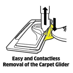 Ångtvättar-Mattånga för ångtvätt Easyfix Sc2 Sc3 Sc4 Sc5 Ångrengörare Mattglidare Easyfix 2.863-26