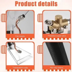 Städmaskiner-Mattrengörare Klädsel Mattrengöringsmaskin Bilmöbler Rengöring Handverktyg (FMY) silver svart silver black