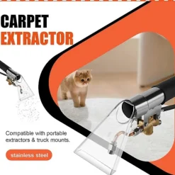 FMYSJ Städmaskiner-Mattrengörare Klädsel Mattrengöringsmaskin Bilmöbler Rengöring Handverktyg (FMY) silver black