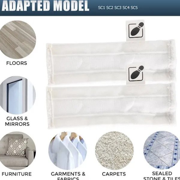 Ångtvättar-Mattvättsram Mattglidare Mopp för Kärcher SC2 SC3 SC4 SC5 Ångtvätt Mattglidare EASYFIX 2.863-269.0