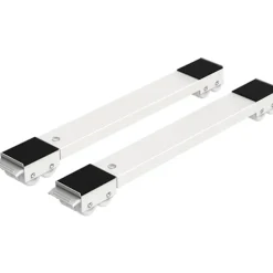 9054726966165 Tvättmaskiner-Möbelflyttare för tvättmaskin, justerbara möbelhjul, bärbar rullbas för tvättmaskin, torktumlare, kylskåp - Vit