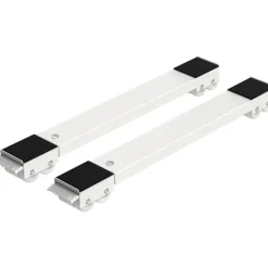 Tvättmaskiner-Möbelflyttare för tvättmaskin, justerbara möbelhjul, bärbar rullbas för tvättmaskin, torktumlare, kylskåp - Vit