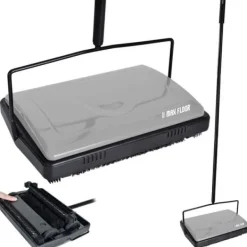 Städmaskiner-Mekanisk dammsugare med roterande borstar för alla golv