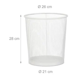 B2X Soptunnor-Metall papperskorg