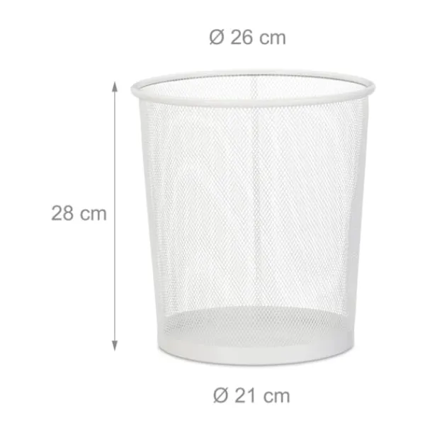 B2X Soptunnor-Metall papperskorg