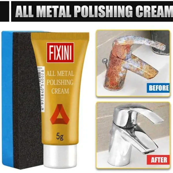 Generic Rengöringsmedel-Metallpoleringspasta, metall- och aluminiumrengörare, rostborttagare för botten av kökskastruller, kräm av