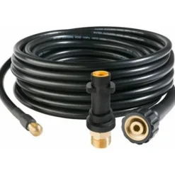 Högtryckstvättar-10-meters högtryckstvättslang, kompatibel med 160 bar högtryckstvättar - rörrensare/avloppsrensare