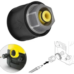 unbranded Högtryckstvättar-M22f till Nilfisk Snabbkopplingsslangadapter - Koppling med metallinsats för högtryckstvätt
