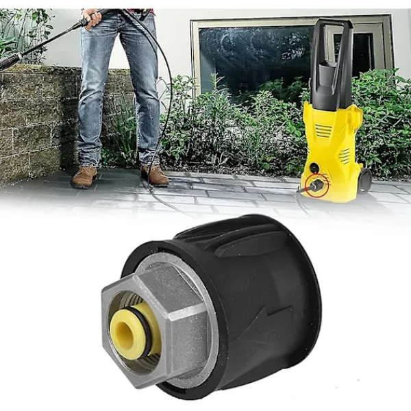 unbranded Högtryckstvättar-M22f till Nilfisk Snabbkopplingsslangadapter - Koppling med metallinsats för högtryckstvätt