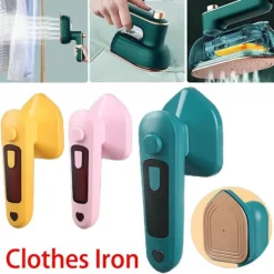 Ångtvättar-Micro Steam Iron Handhållen Garment Steamer ROSA Pink