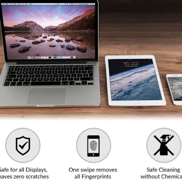 Delivast Svampar & Dukar-Microfiberdukar - Rengöringsdukar Svarta 12-Pack