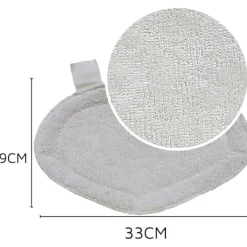 Ångtvättar-Mikrofiber ersättningspads för Polti Vaporetto ångmopp 6-pack