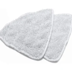 Ångtvättar-Mikrofiber Ångmopp Påfyllningsdynor (6-pack), Vit - 6x Ångrengöringsdynor