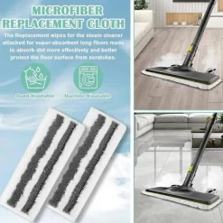 Ångtvättar-Mikrofiberdukset för Easyfix SC1 SC2 SC3 SC4 SC5 Ångmopp Tillbehör, Tvättbar Mikrofiber