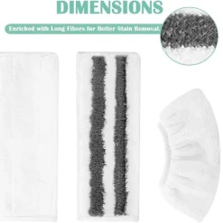 Ångtvättar-Mikrofiberdukset för Easyfix SC1 SC2 SC3 SC4 SC5 Ångmopp Tillbehör, Tvättbar Mikrofiber