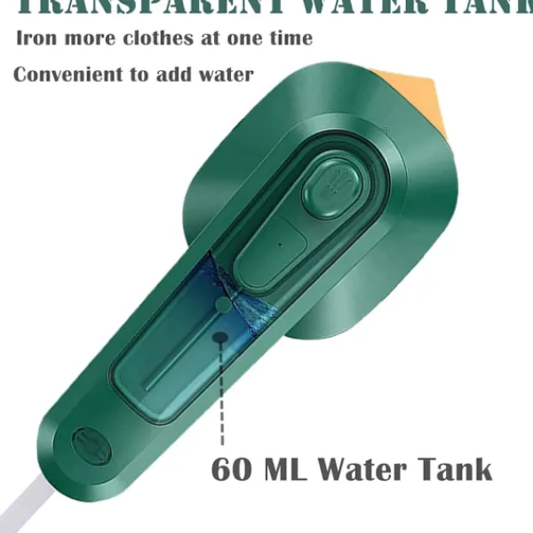 Ångtvättar-Mikrostångjärn, bärbara resejärn mini med ånga, miniångjärn handhållen klädångare för resor och hem